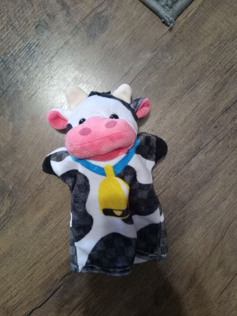 Cow & Pig Hand Puppets Plush